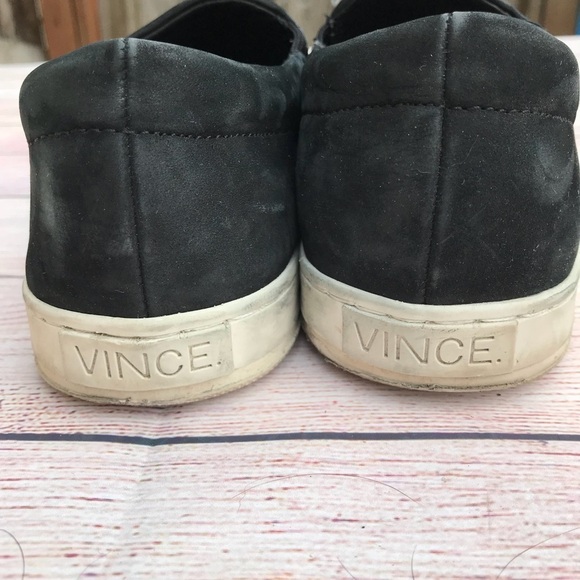 Vince Black Suede Sneakers